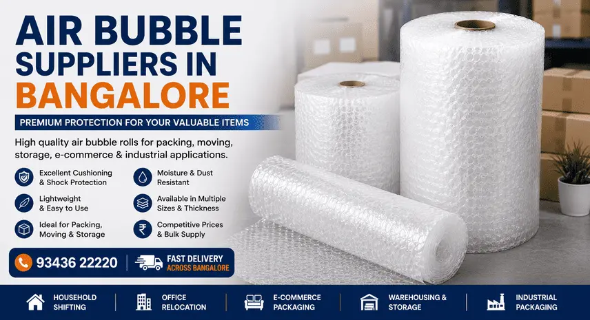 Bubble Wrap Roll Suppliers in Bangalore