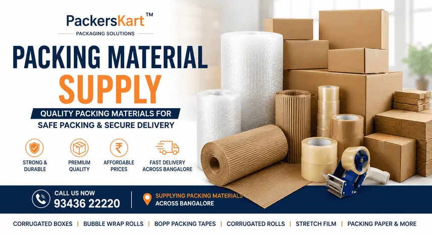 Packing Material Suppliers in Bangalore