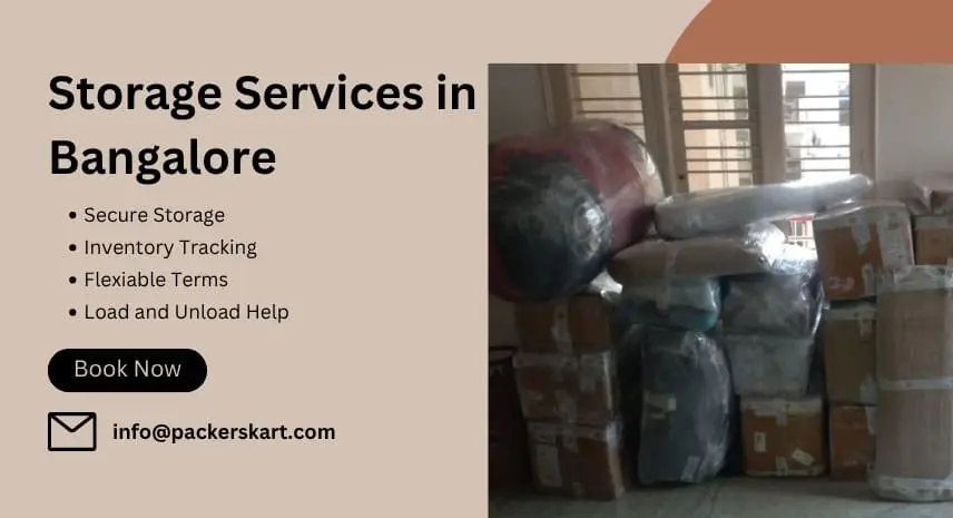 Safe household goods storage services in Bangalore warehouse