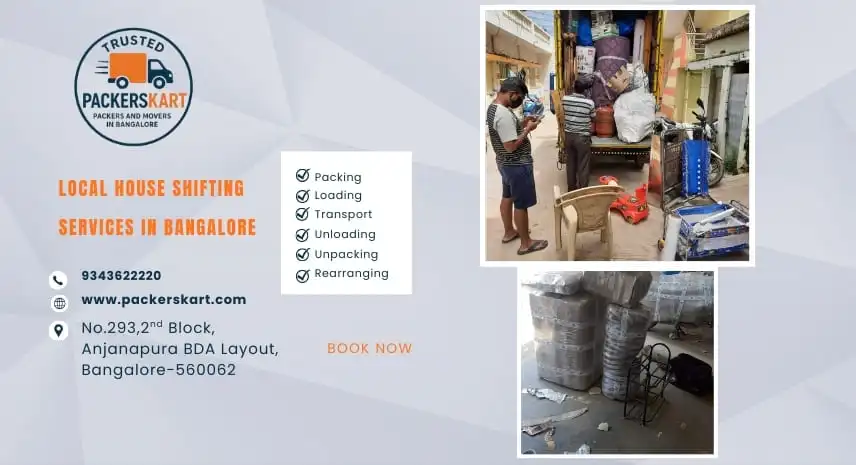 Local house shifting services in Bangalore by PackersKart