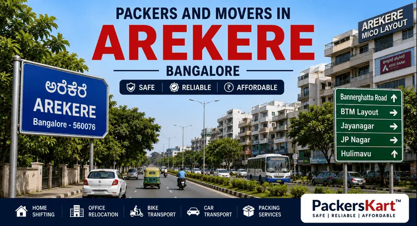 Packers and Movers in Arekere Bangalore