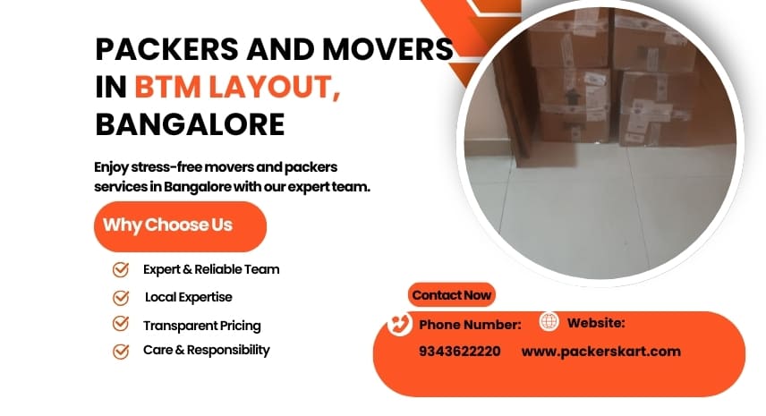 Packers and Movers in BTM Layout Bangalore