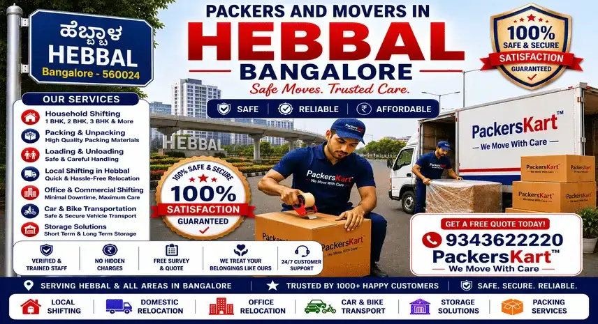 Packers and Movers in Hebbal Bangalore