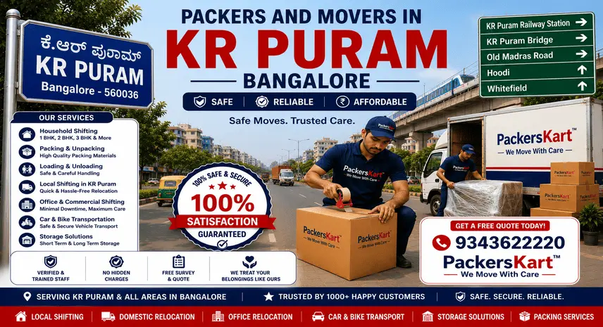 Packers and Movers in KR Puram Bangalore