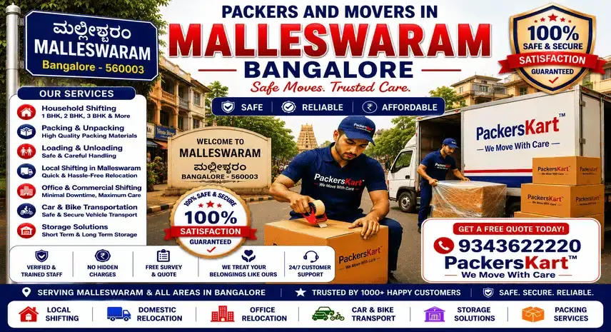 Packers and Movers in Malleswaram Bangalore