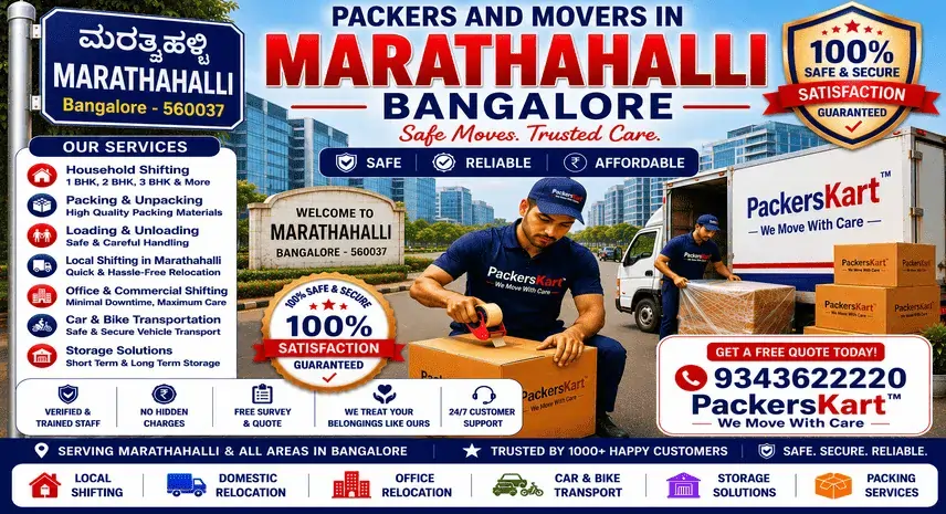 Packers and Movers in Marathahalli Bangalore