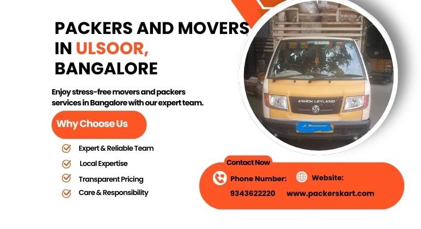 Packers and Movers in Ulsoor Bangalore