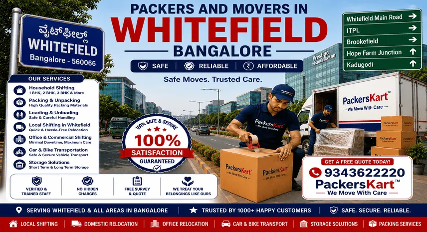 Packers and Movers in Whitefield Bangalore
