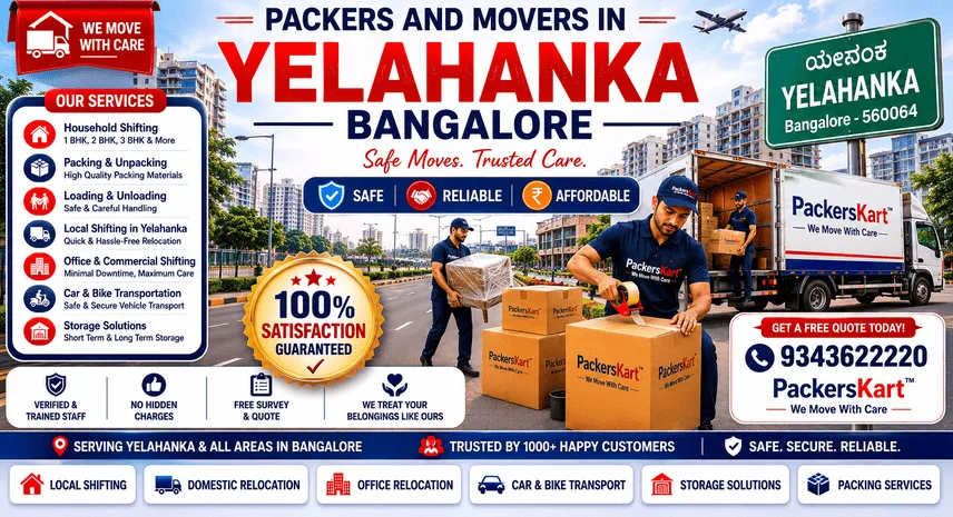 Packers and Movers in Yelahanka Bangalore