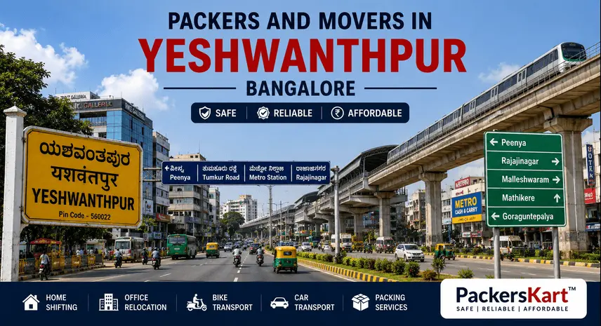 Packers and Movers in Yeshwanthpur Bangalore